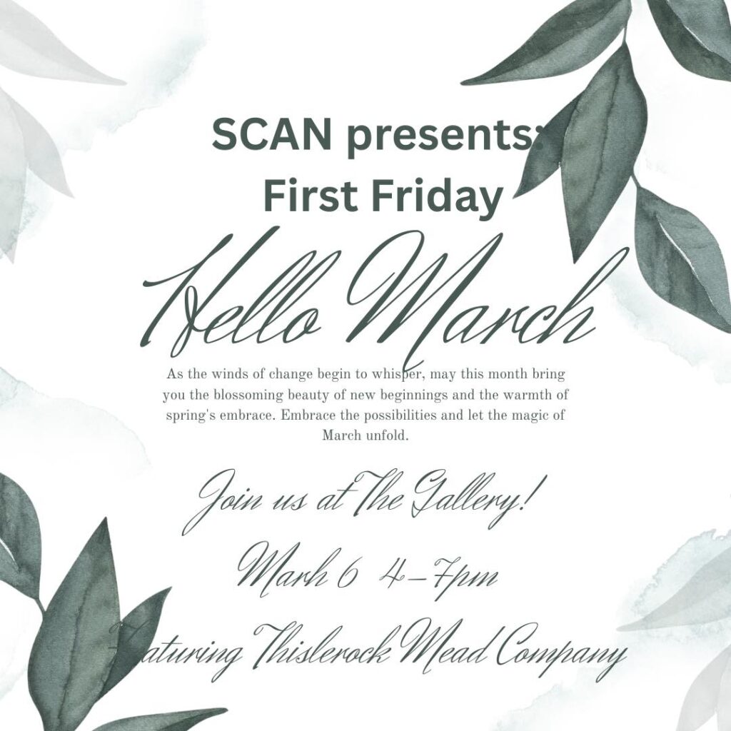 hello march the gallery event infographic